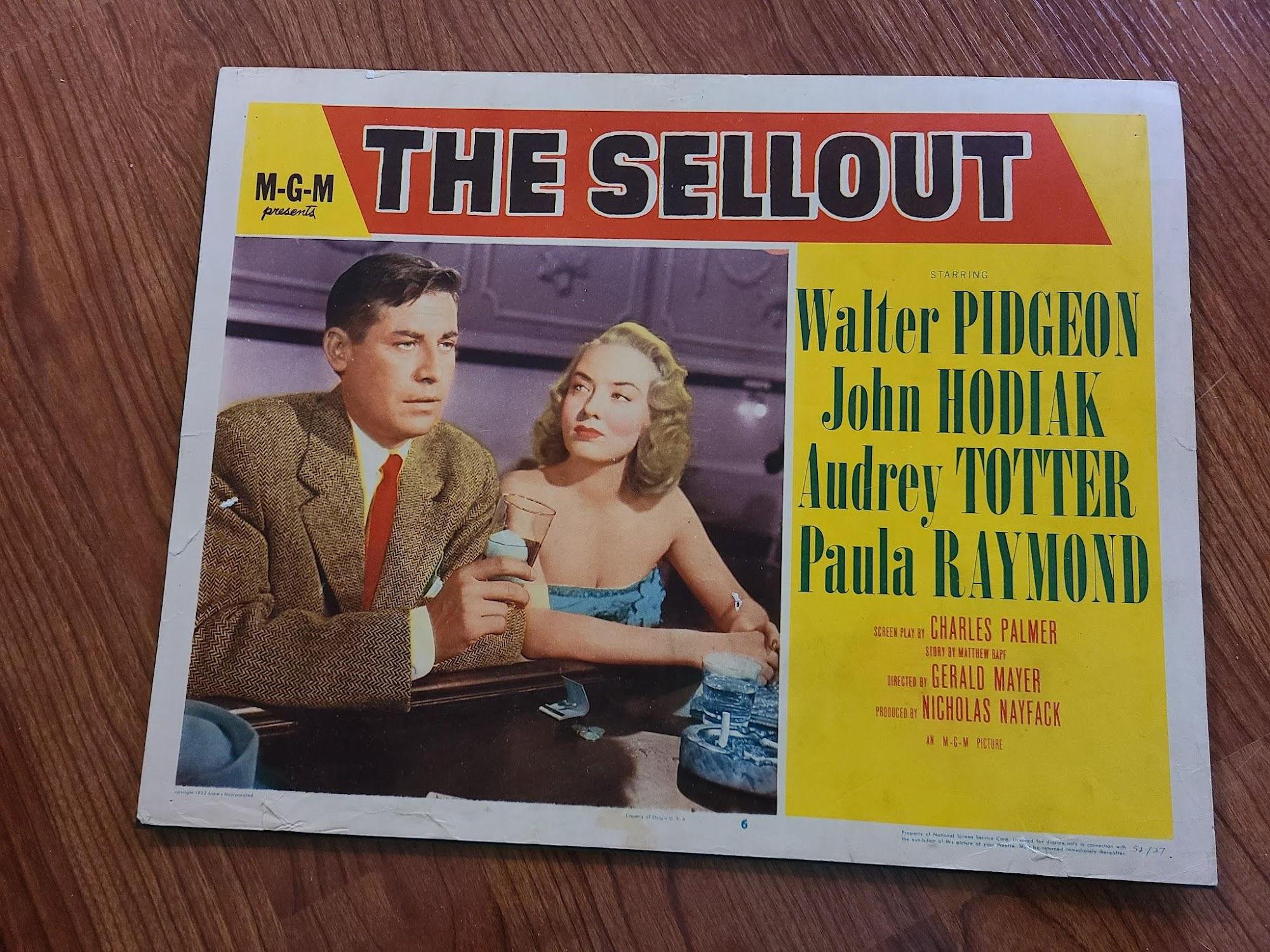 The Sellout 1952 General Lobby Cards