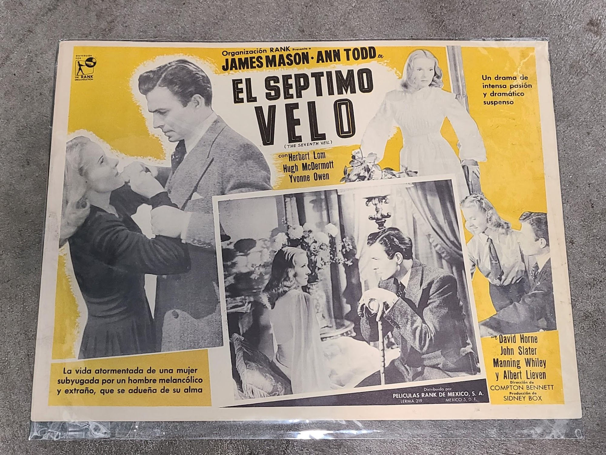The Seventh Veil 1946 Mexican Lobby Cards