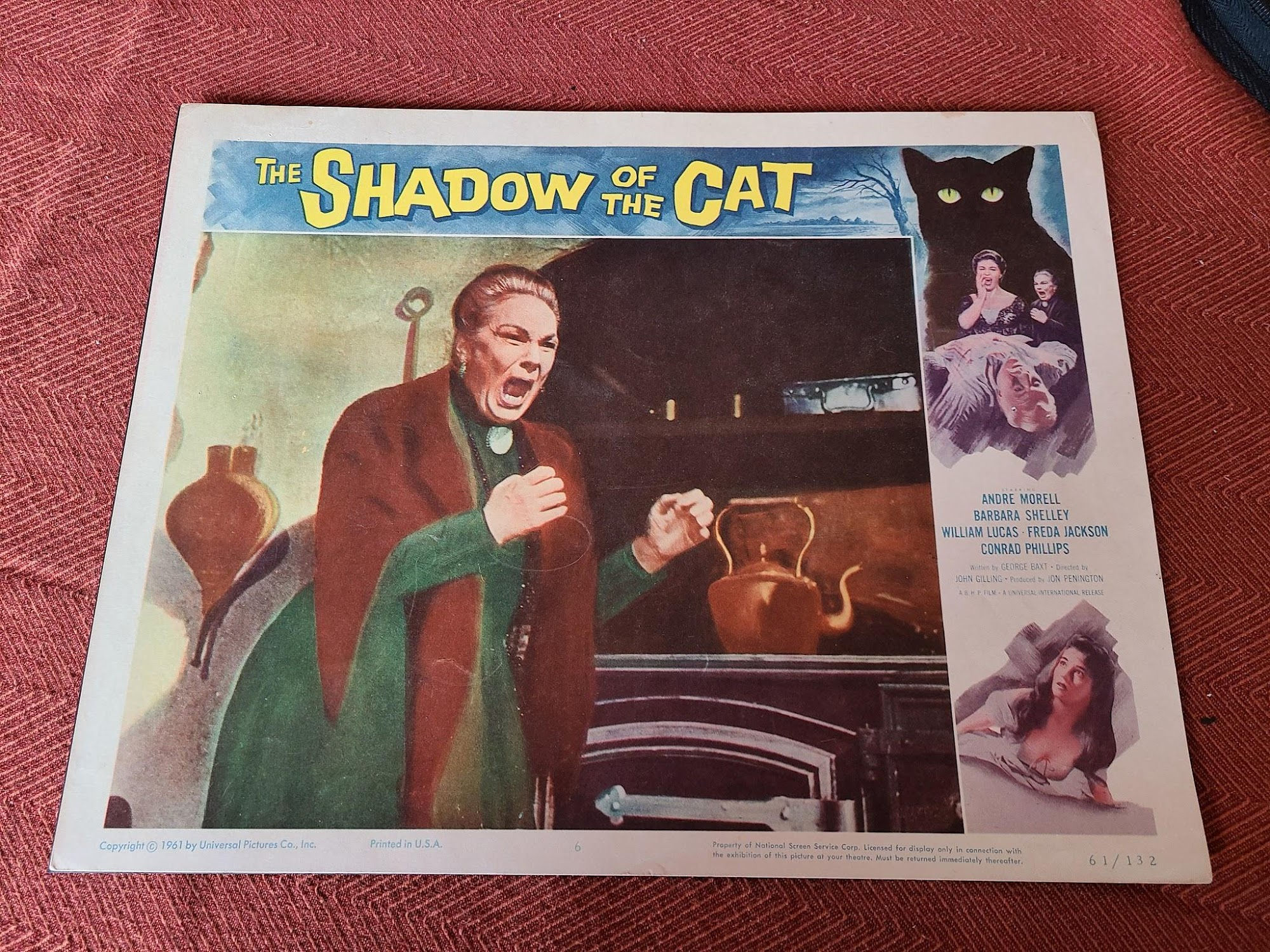 The Shadow Of The Cat 1961 Scifi/Horror