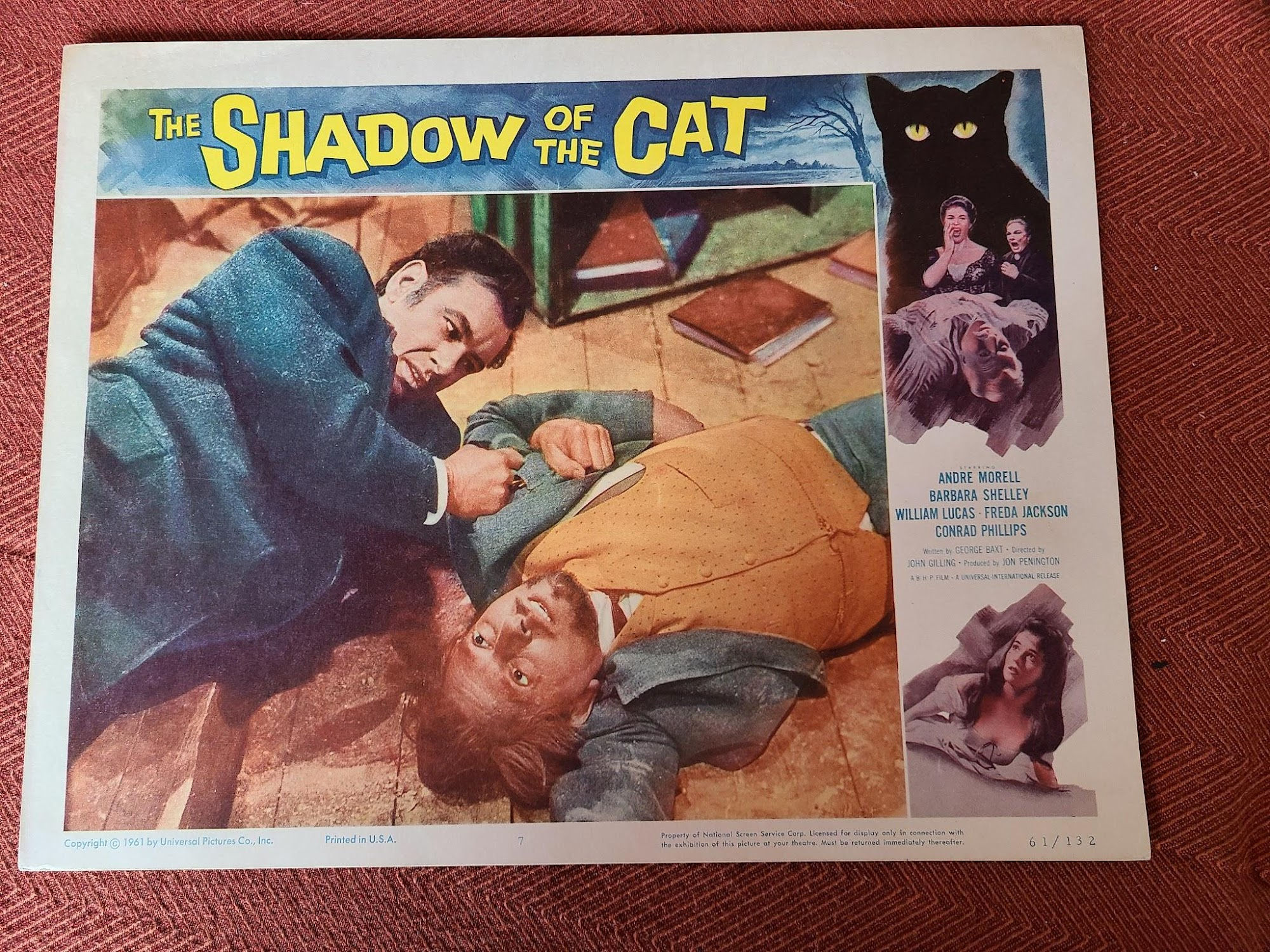 The Shadow Of The Cat 1961 Scifi/Horror