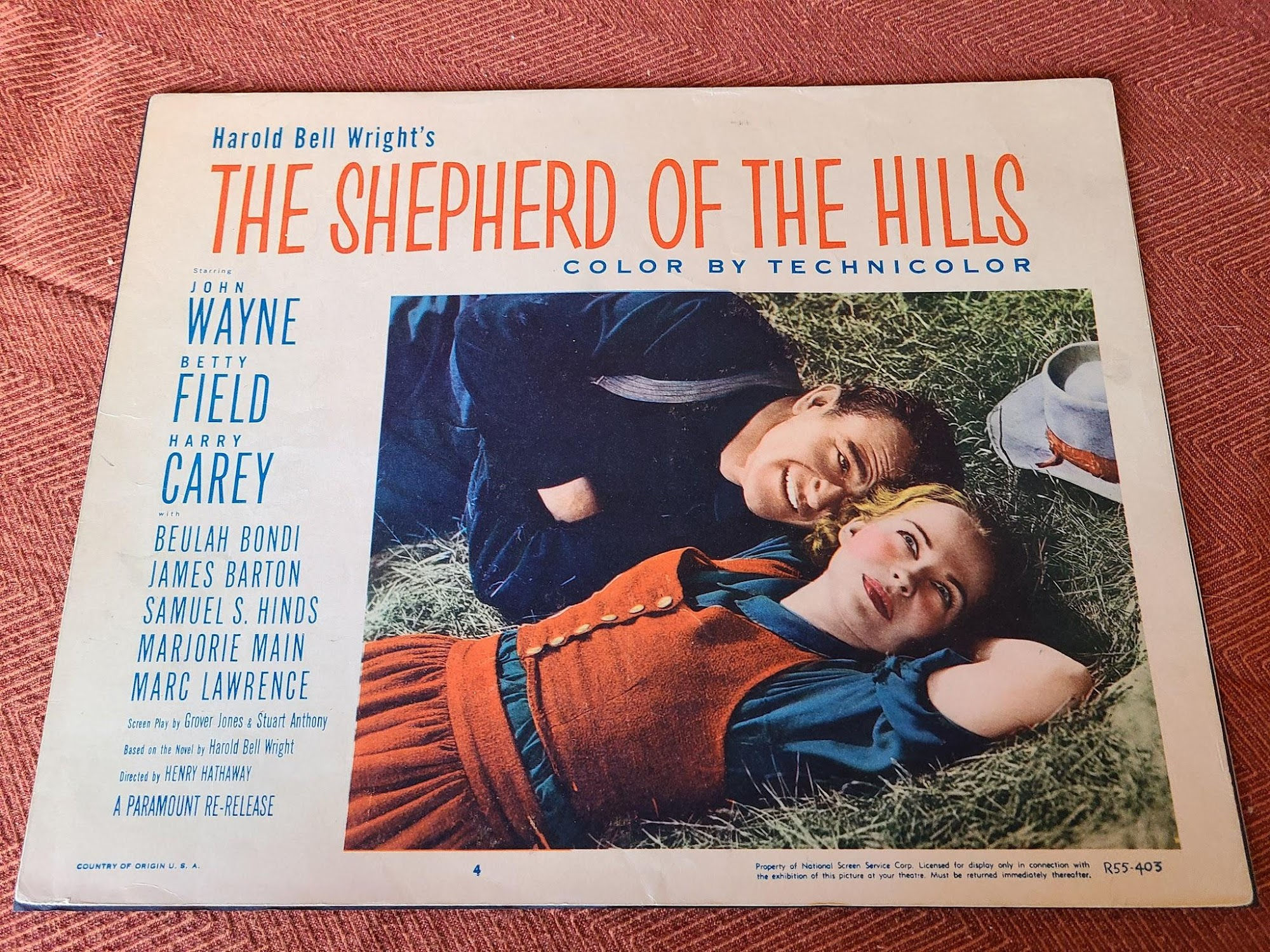 The Shepherd of The Hill 1941 Western Lobby Cards