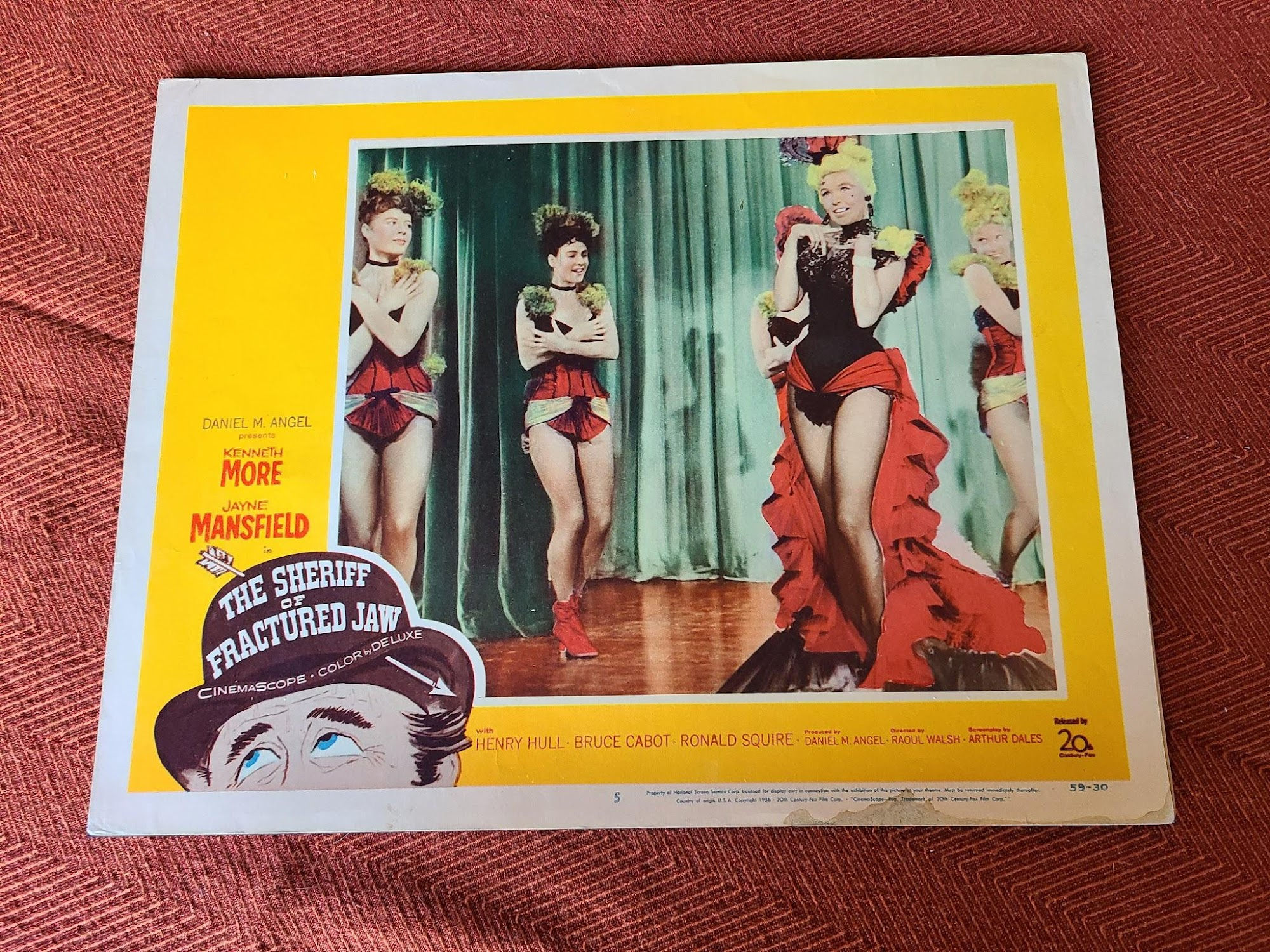 The Sheriff Of Fractured Jaw 1958 Western Lobby Cards