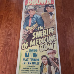 The Sheriff Of Medicine Bow 1948 Inserts
