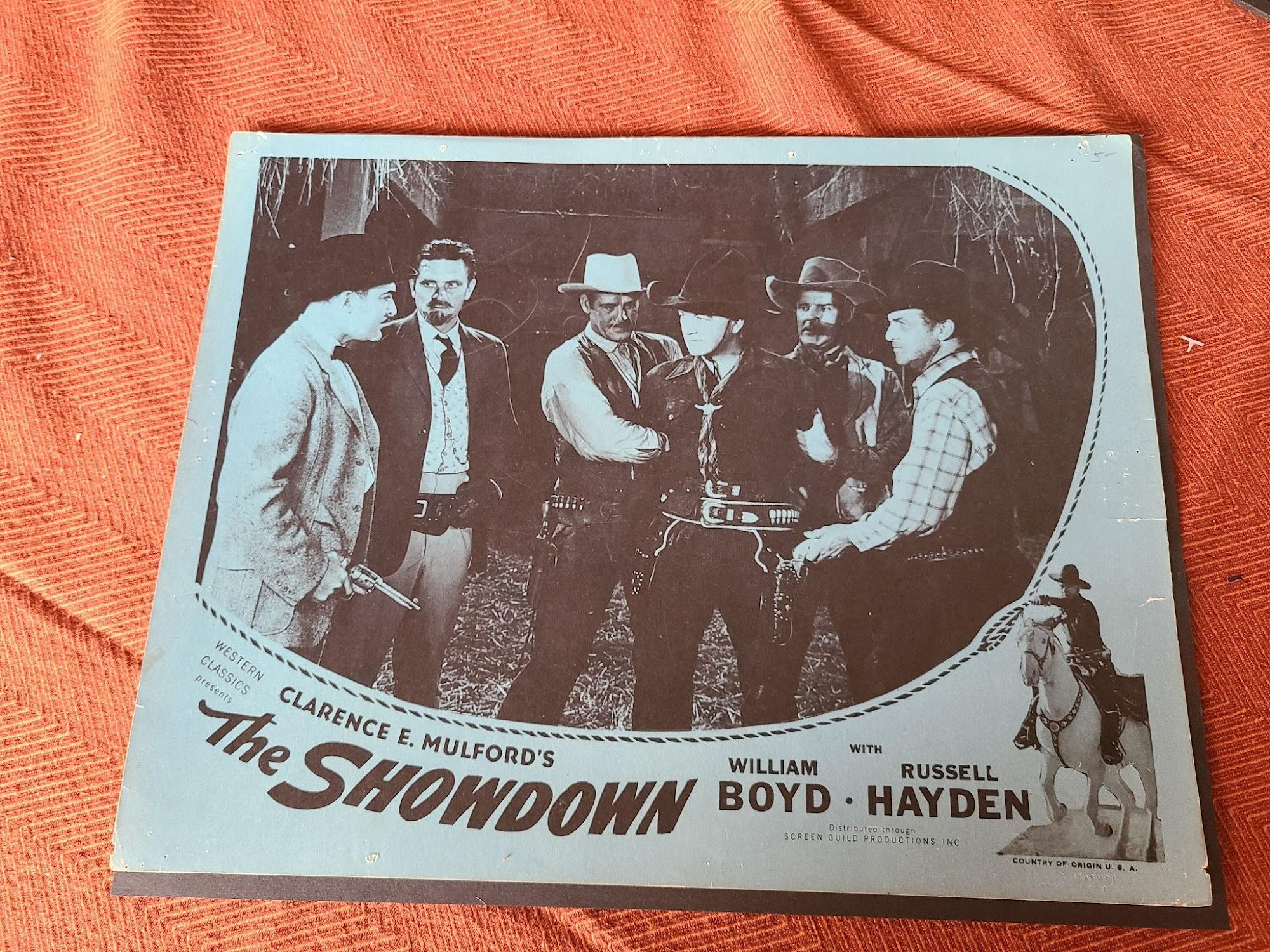 The Showdown 1940 Western Lobby Cards