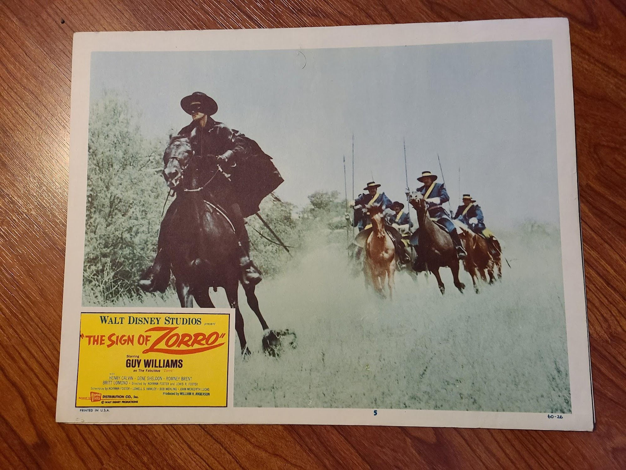 The Sign Of Zorro 1960 General Lobby Cards