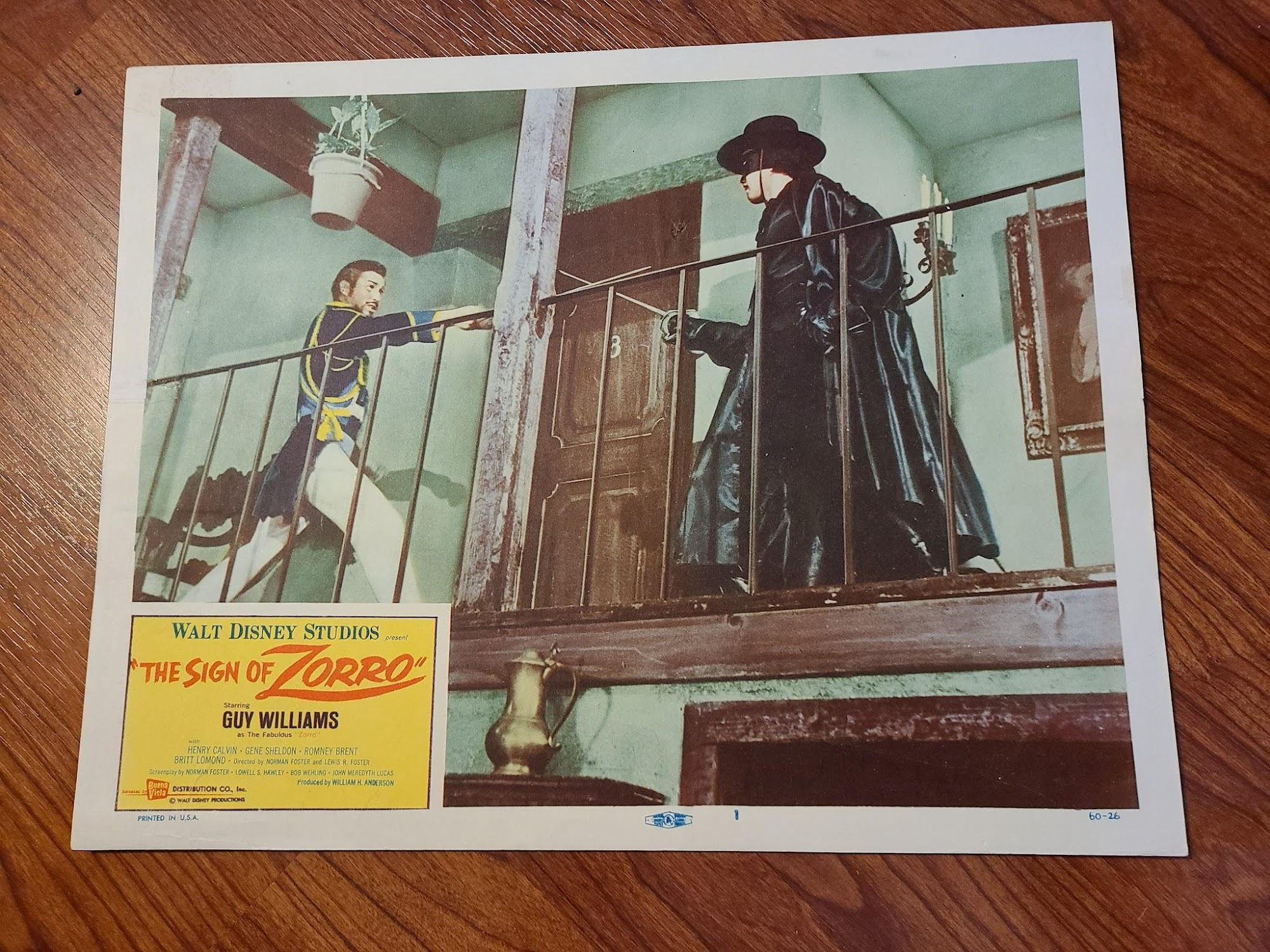 The Sign Of Zorro 1960 General Lobby Cards