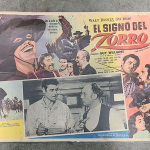 The Sign Of Zorro 1960 Mexican Lobby Cards