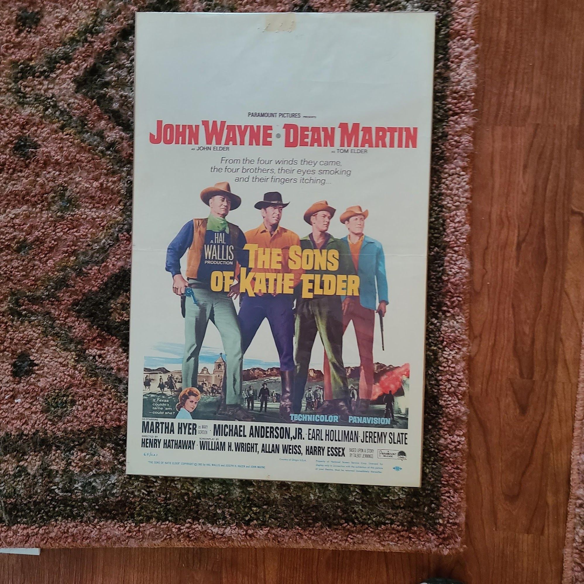 The Sons of Katie Elder 1965 Window Cards