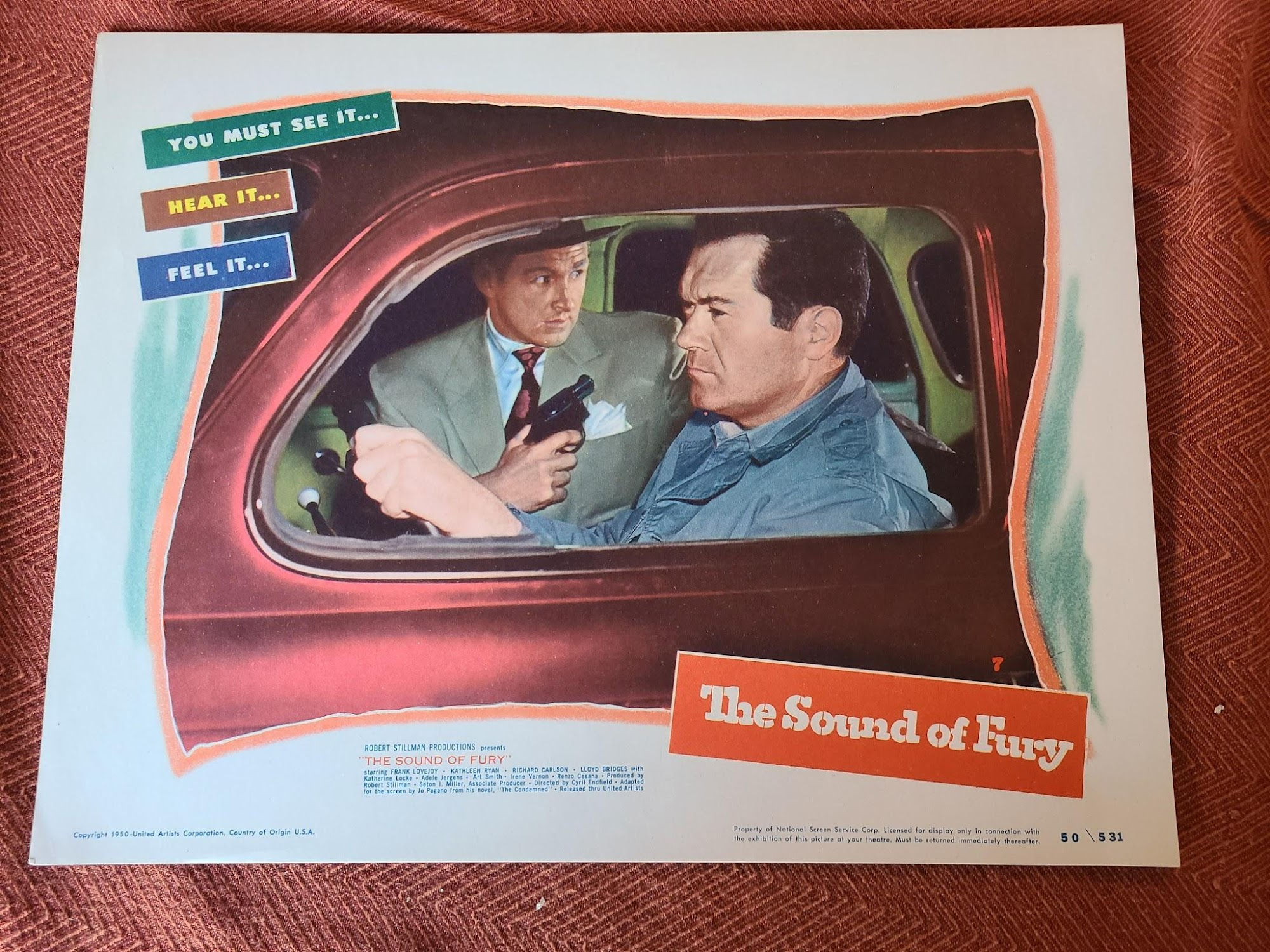 The Sound Of Fury 1950 General Lobby Cards