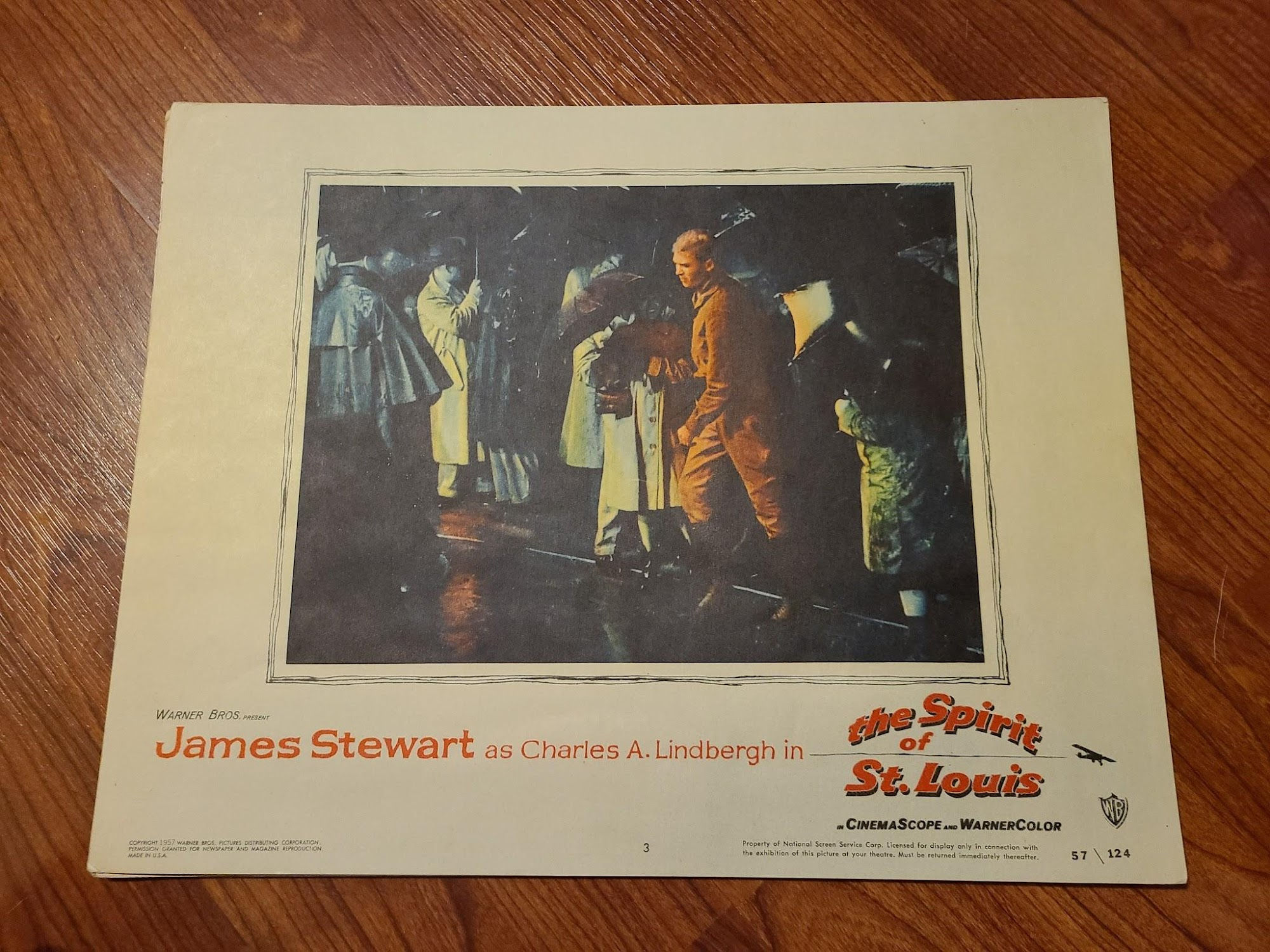 The Spirit Of St. Louis 1957 General Lobby Cards