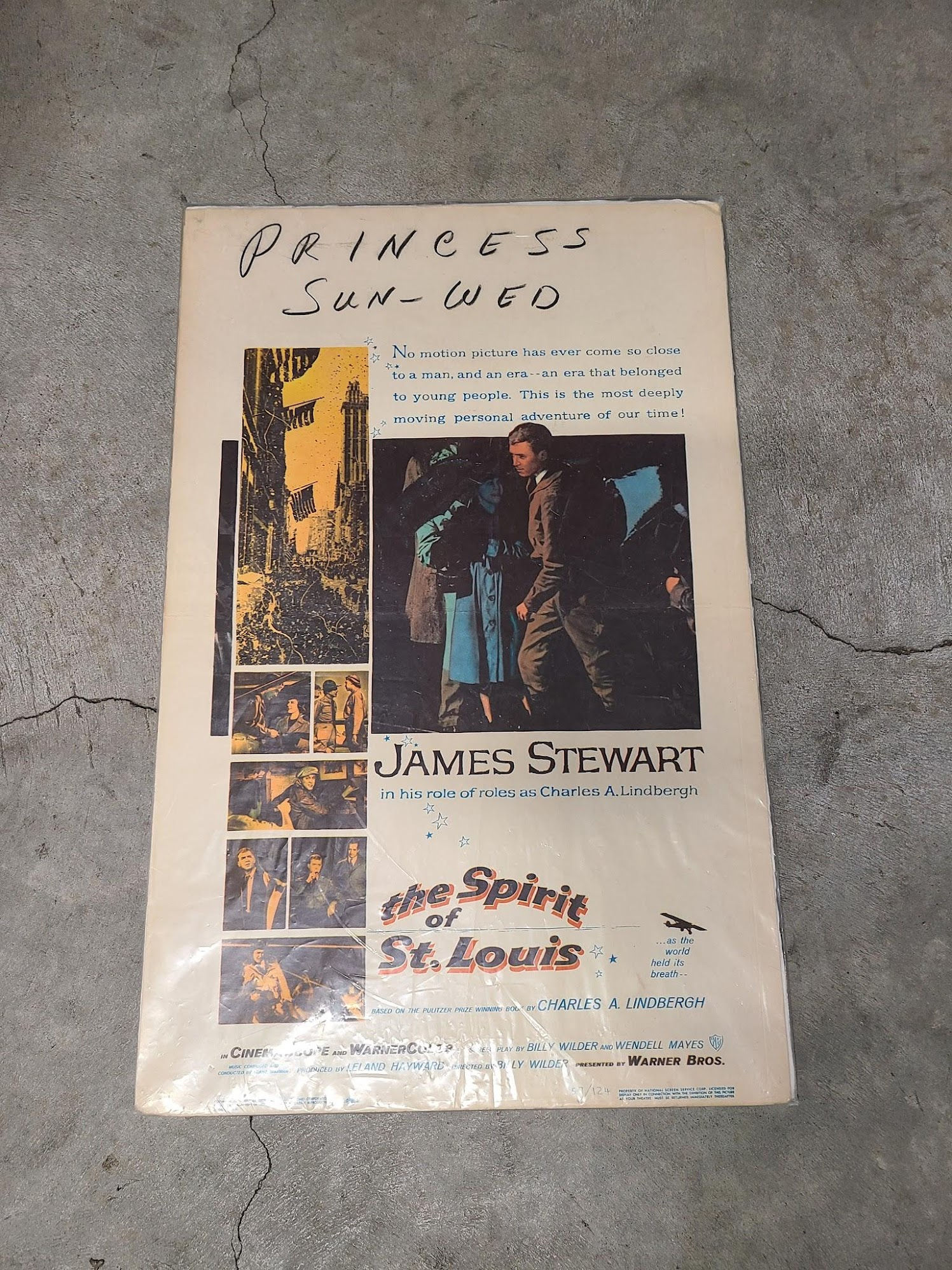 The Spirit Of St. Louis 1957 Window Cards
