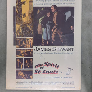 The Spirit Of St. Louis 1957 Window Cards