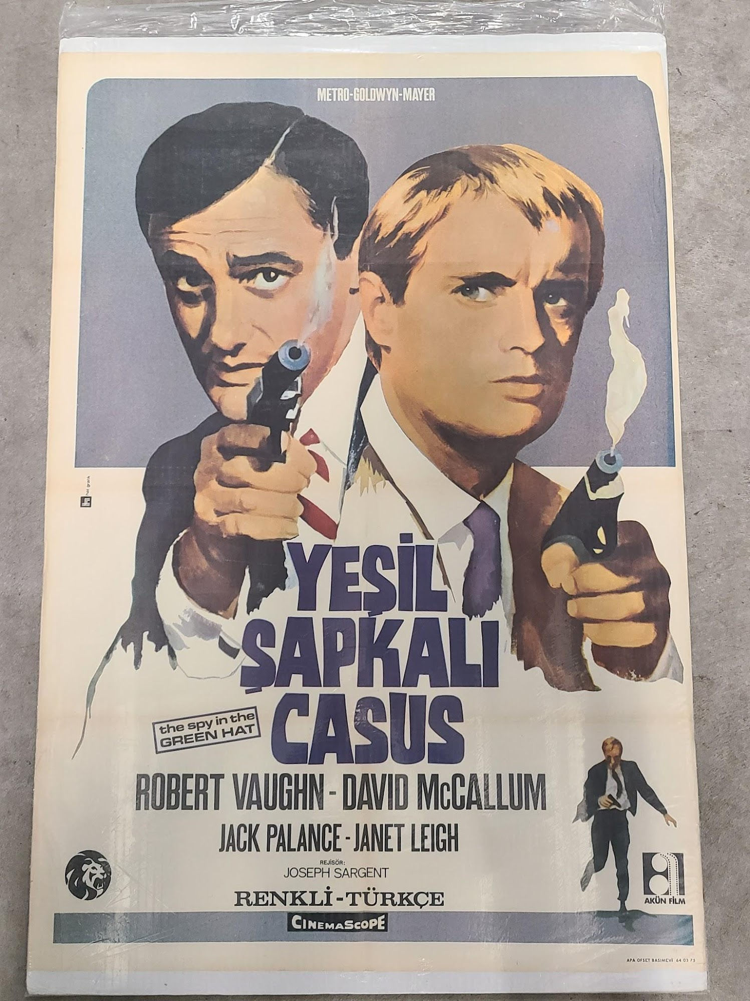 The Spy In The Green Hat 1967 Yugo/Turkish