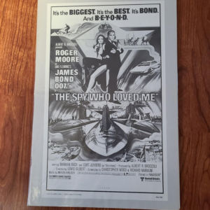 The Spy Who Loved Me 1977 Press Books