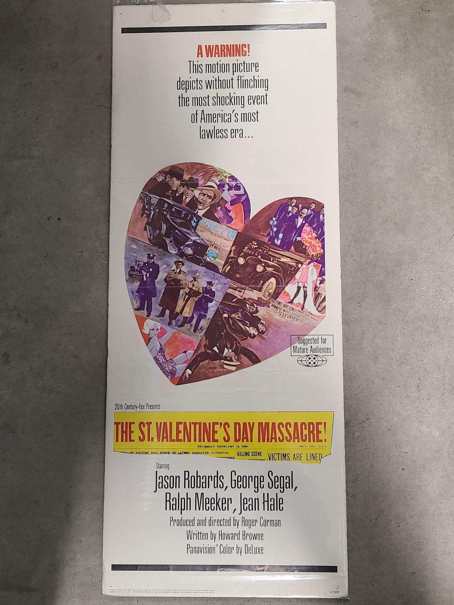 The St. Valentine's Day Massacre 1967 Inserts