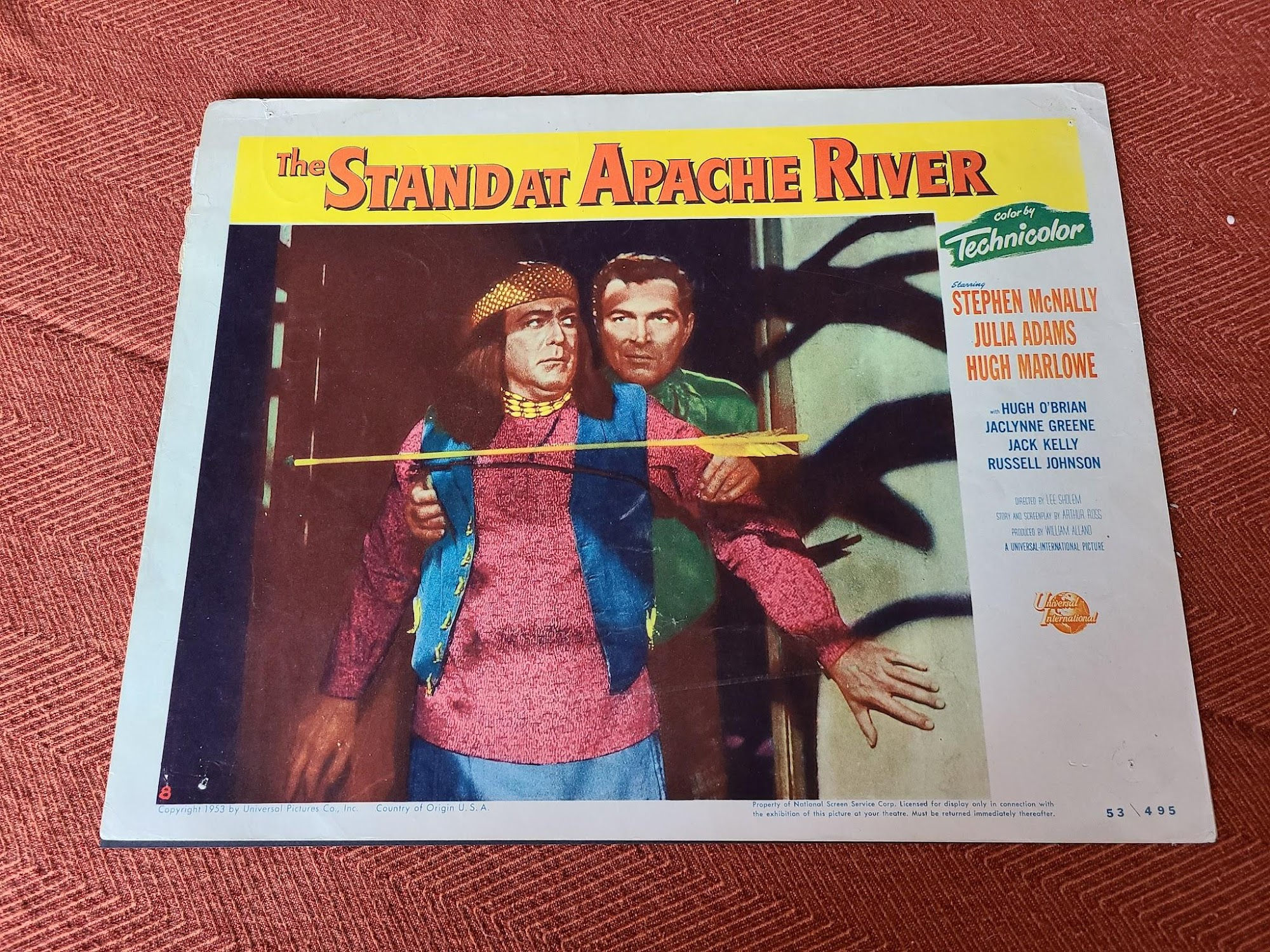 The Stand At Apache River 1953 Western Lobby Cards
