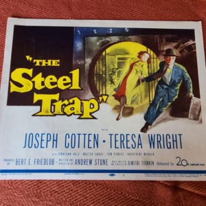 The Steel Trap 1952 Title Cards