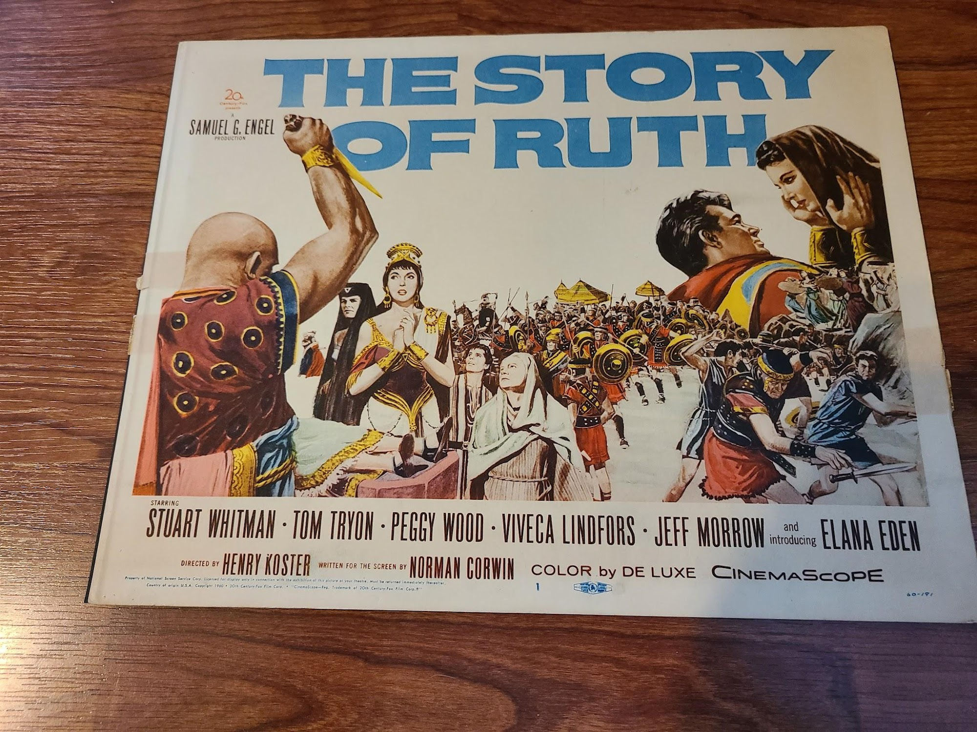 The Story Of Ruth 1960 Title Cards