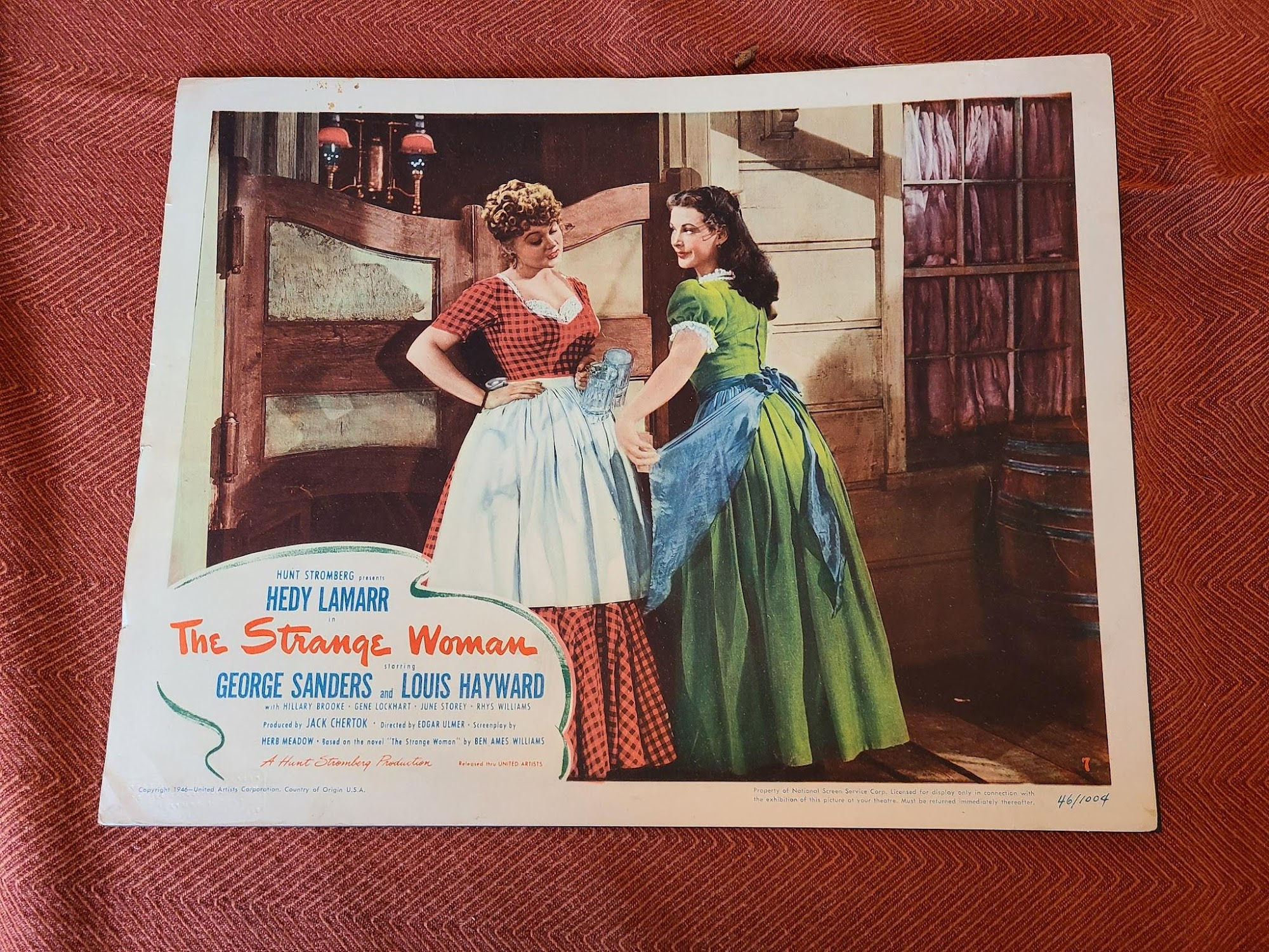 The Strange Woman 1946 General Lobby Cards