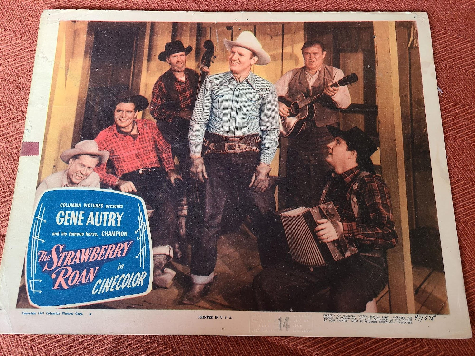 The Strawberry Roan 1948 Western Lobby Cards