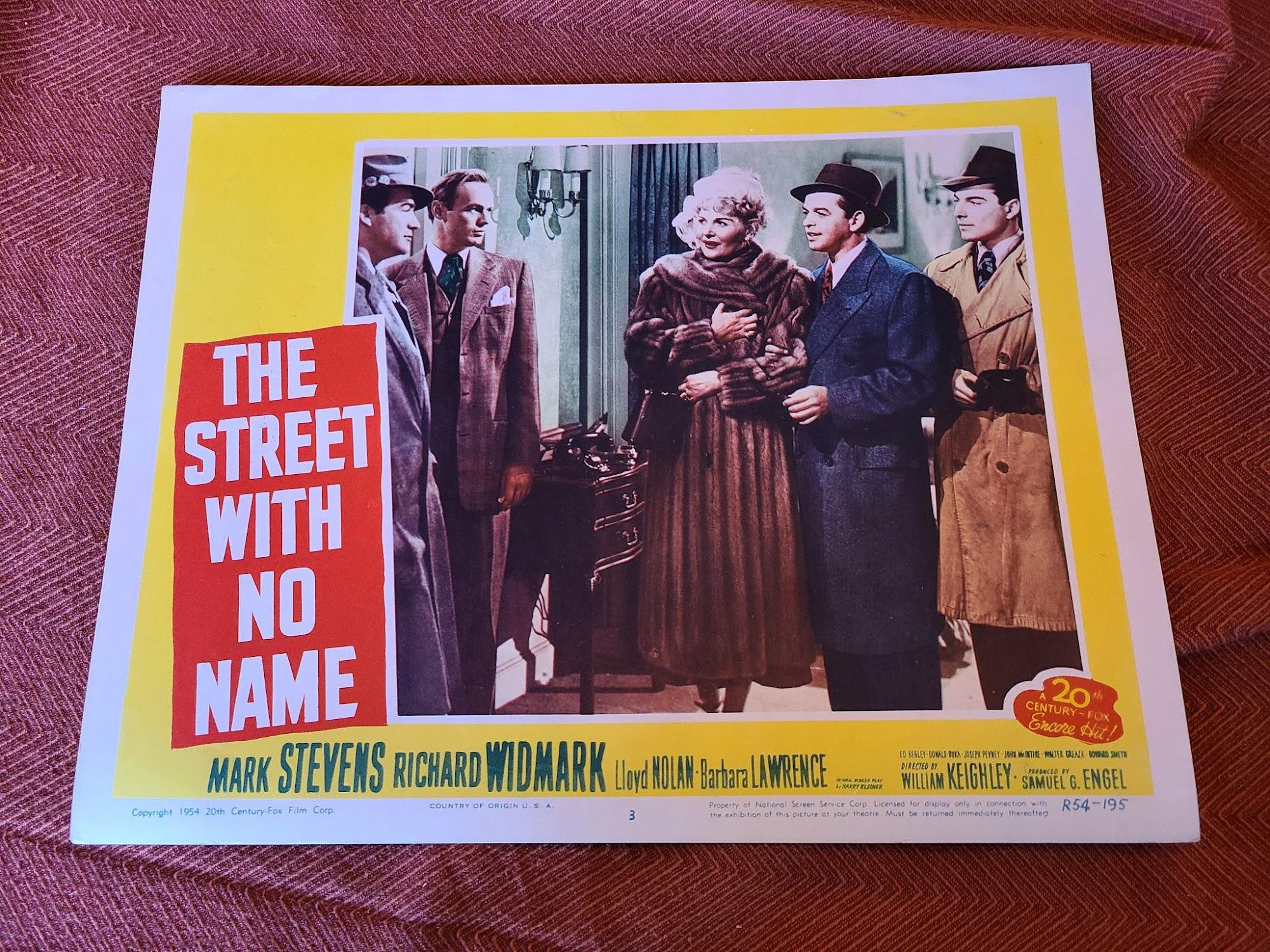 The Street With No Name 1948 General Lobby Cards