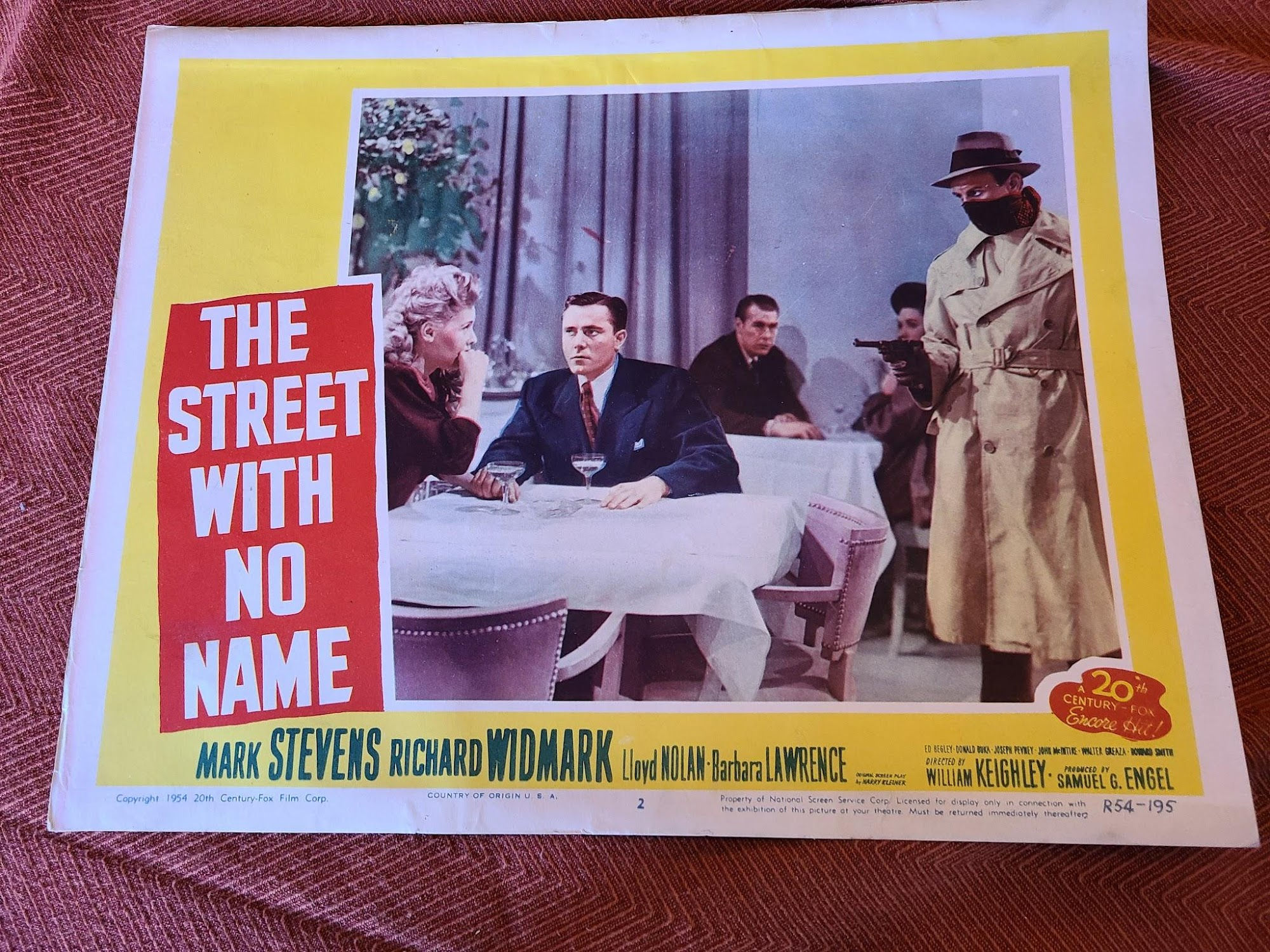 The Street With No Name 1948 General Lobby Cards