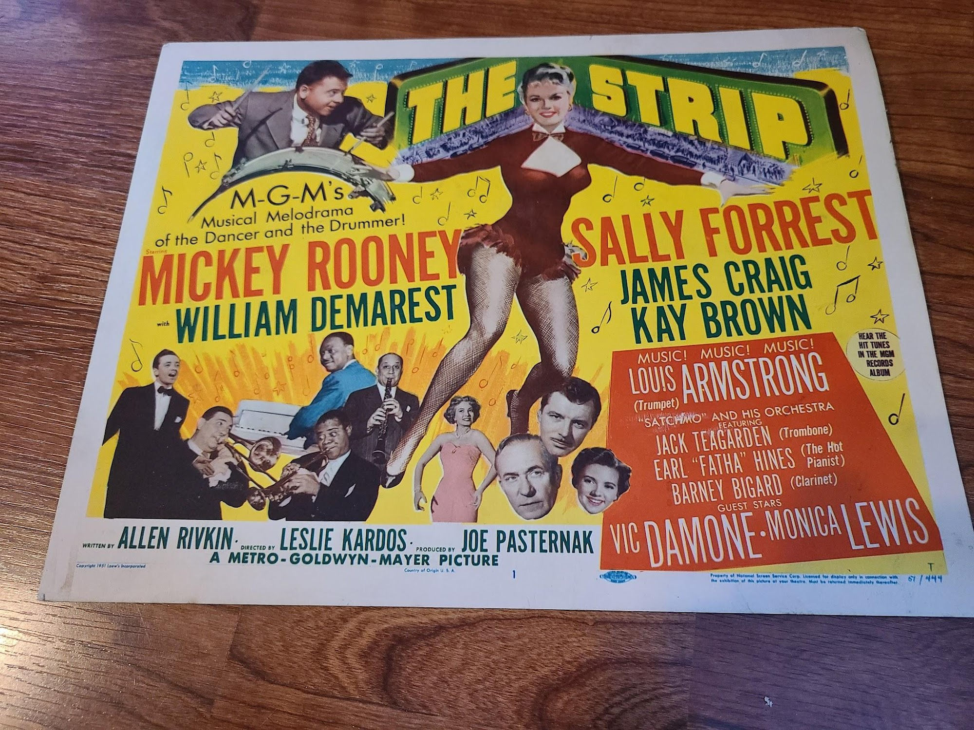 The Strip 1951 Title Cards