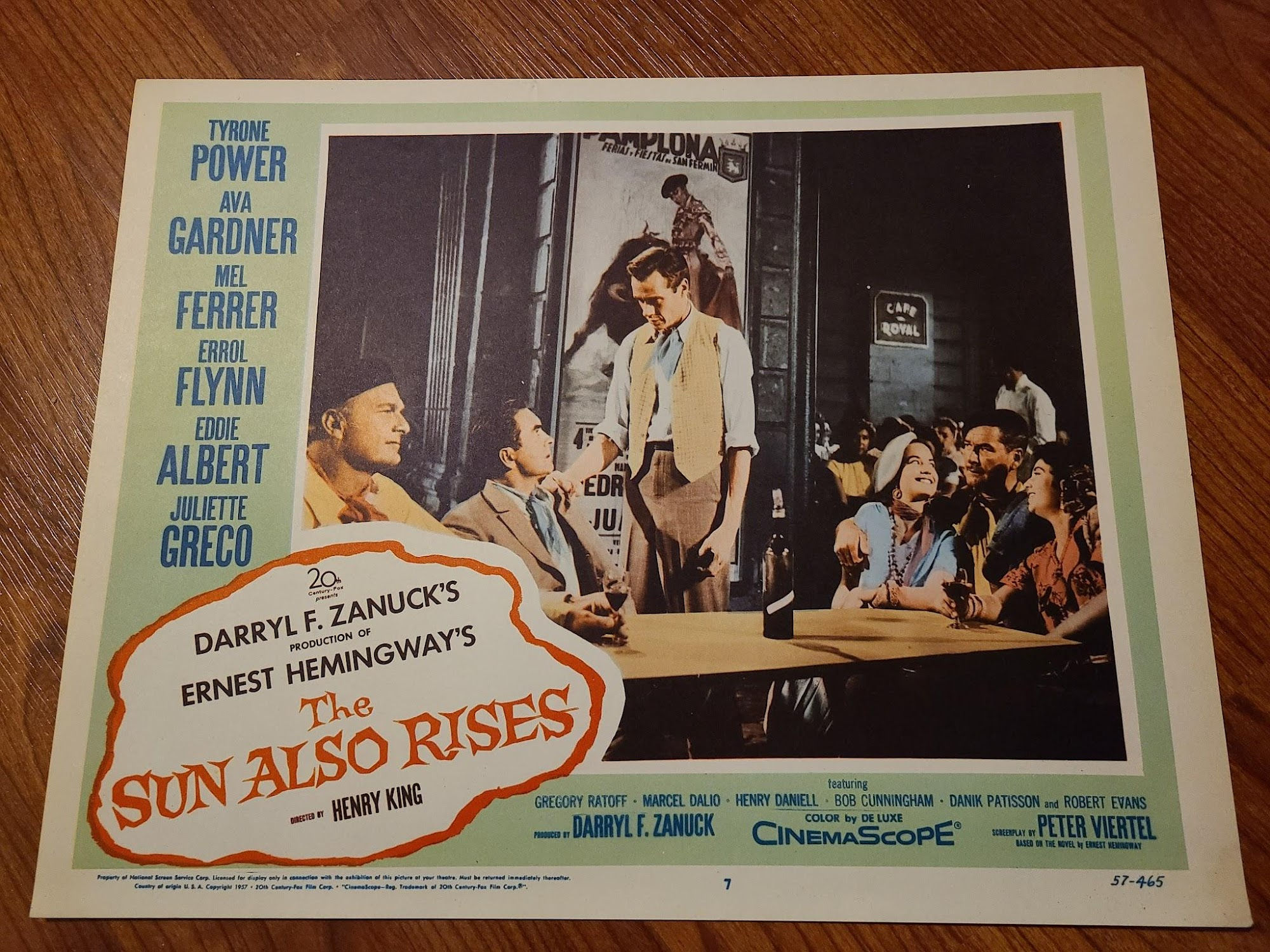 The Sun Also Rises 1957 General Lobby Cards