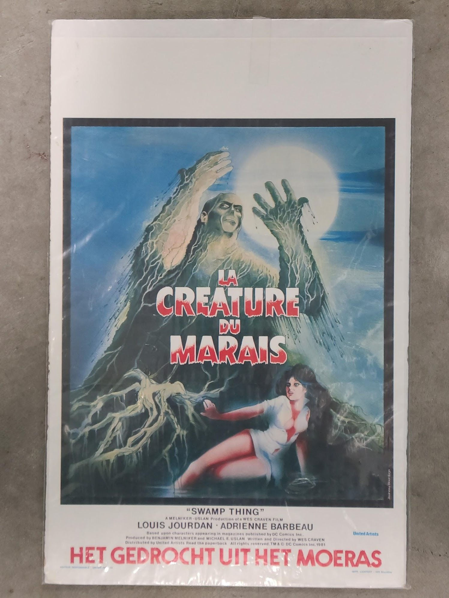 The Swamp Thing 1982 Belgium