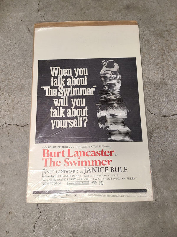 The Swimmer 1968 Window Cards