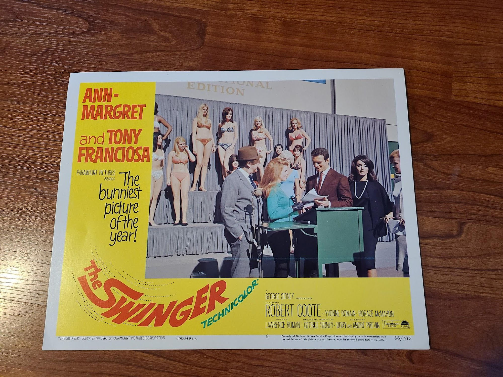 The Swinger 1966 General Lobby Cards
