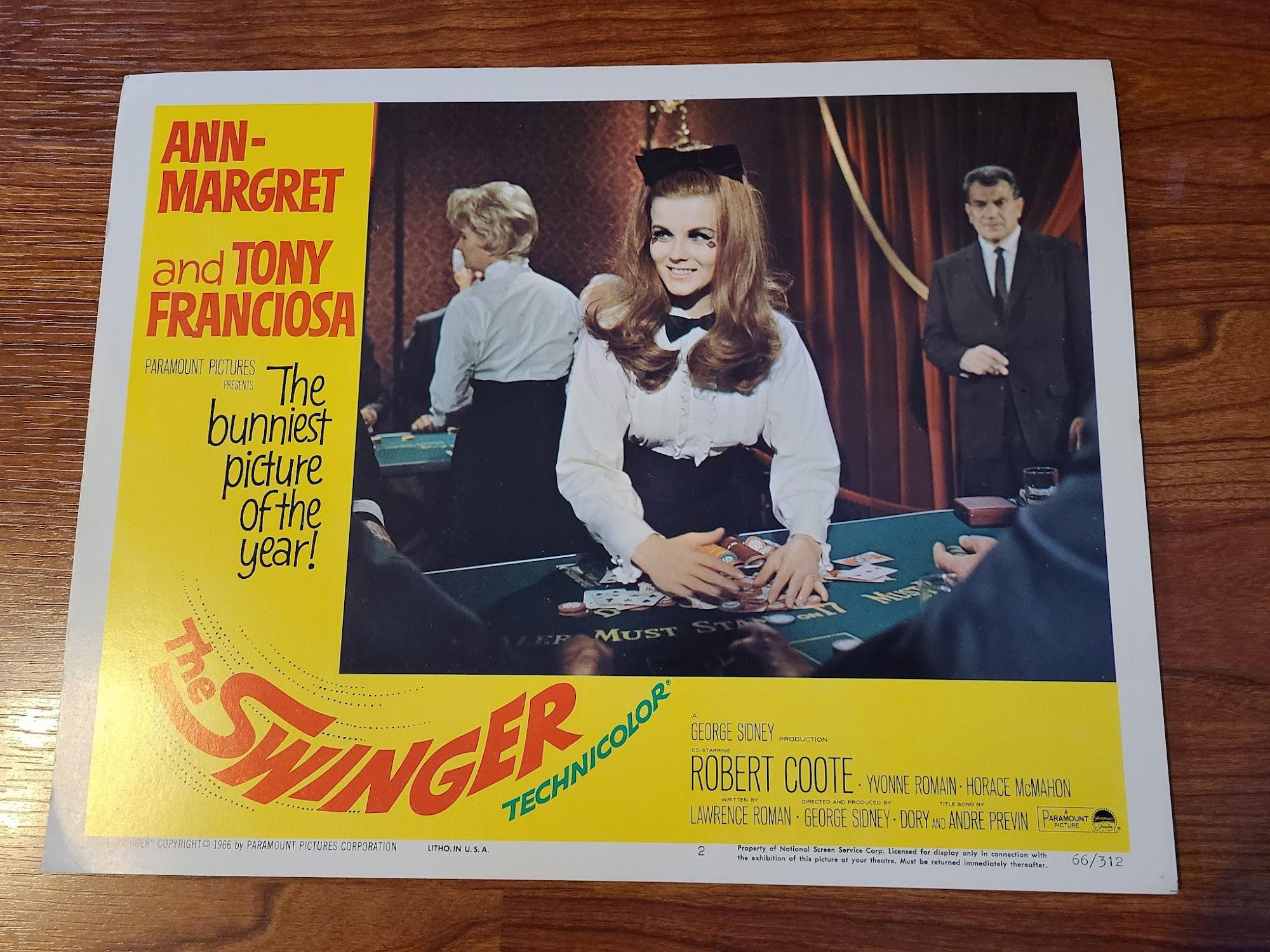 The Swinger 1966 General Lobby Cards