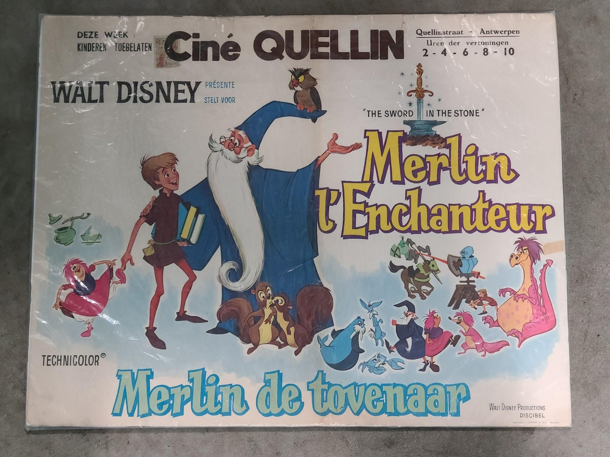 The Sword In The Stone 1963 Belgium