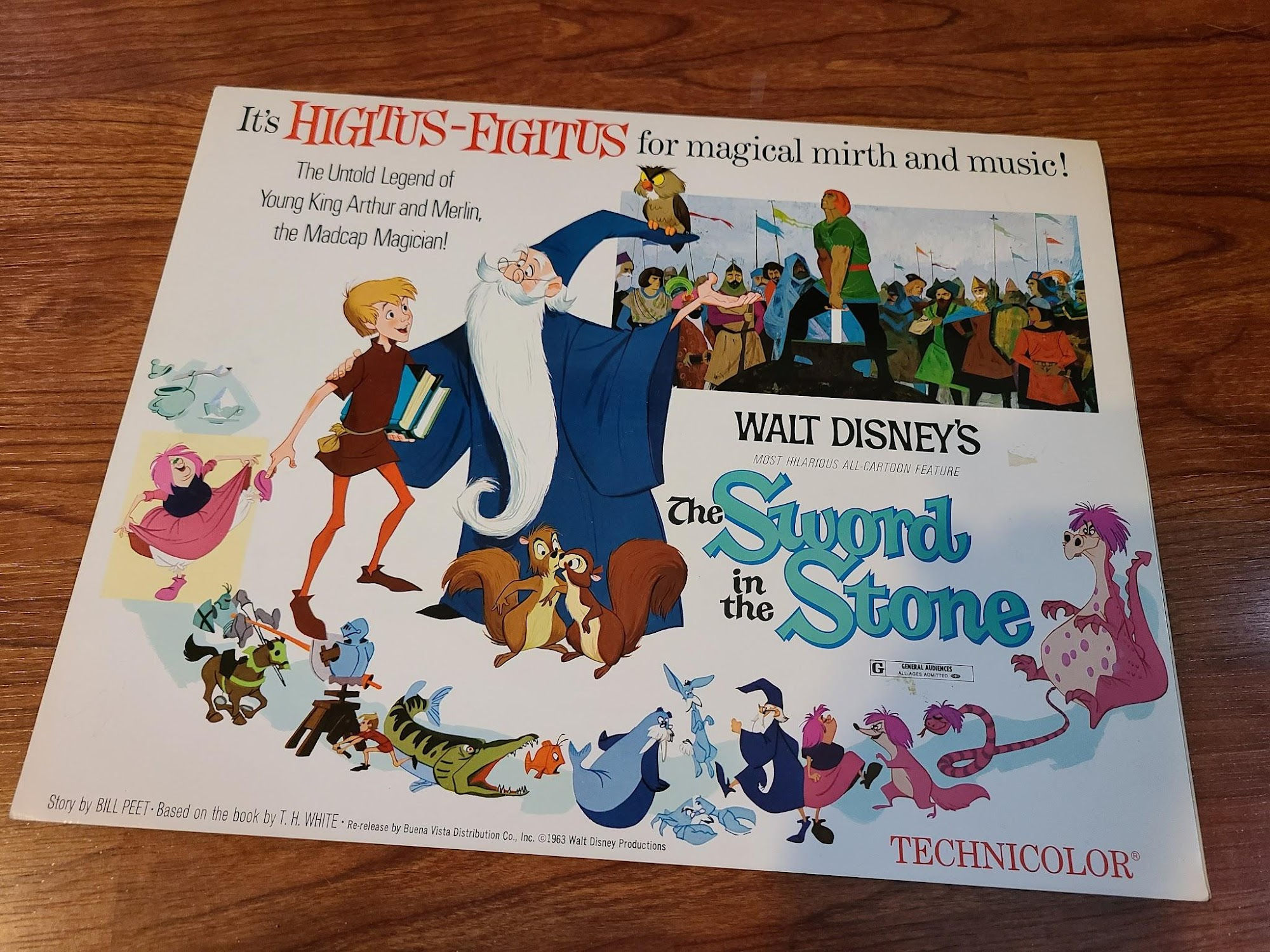 The Sword In The Stone 1963 Title Cards