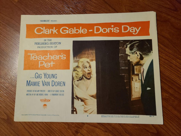 The Teacher's Pet 1958 General Lobby Cards