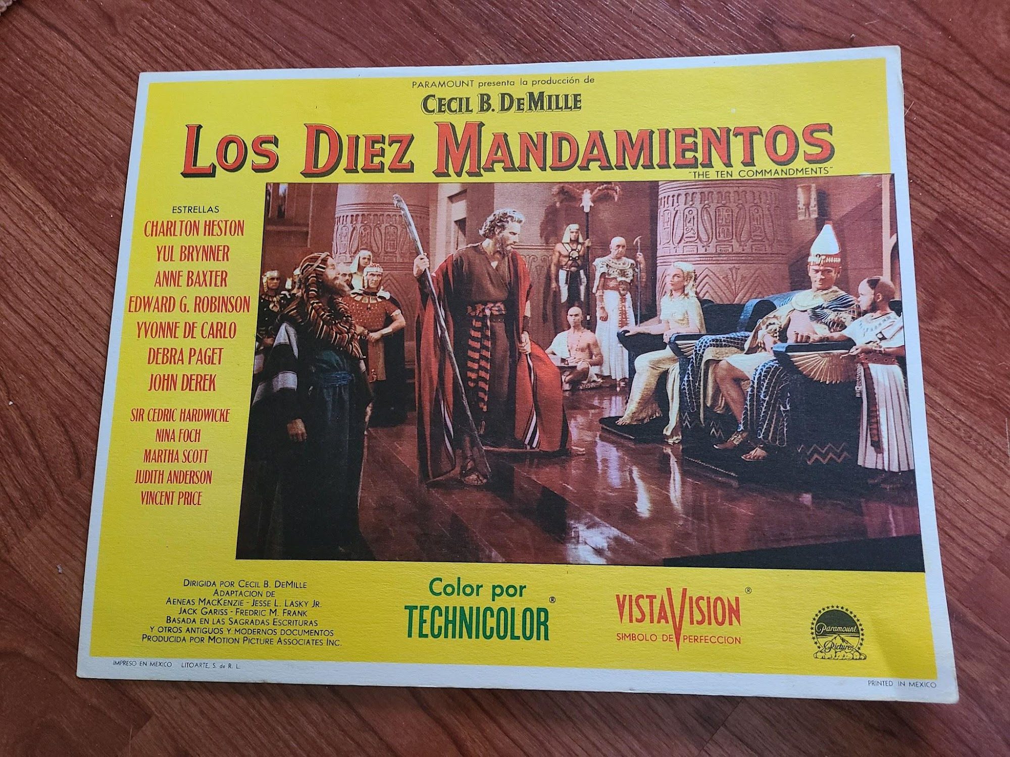 The Ten Commandments 1956 General Lobby Cards