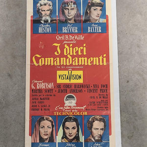 The Ten Commandments 1956 Locodina