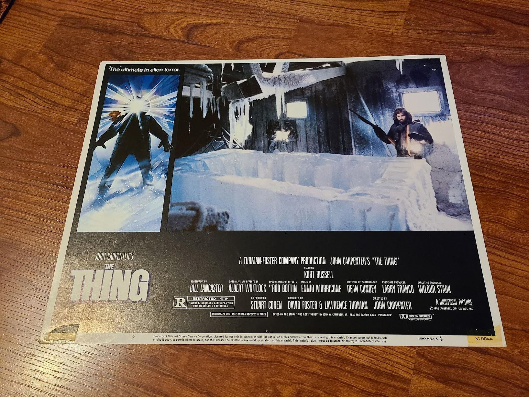The Thing 1982 Scifi/Horror
