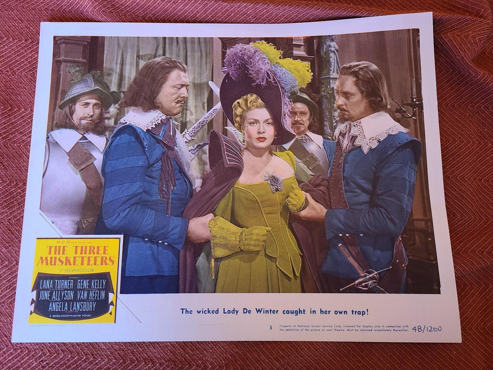 The Three Musketeers 1948 General Lobby Cards