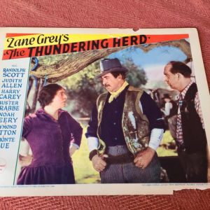 The Thundering Herd 1933 Western Lobby Cards