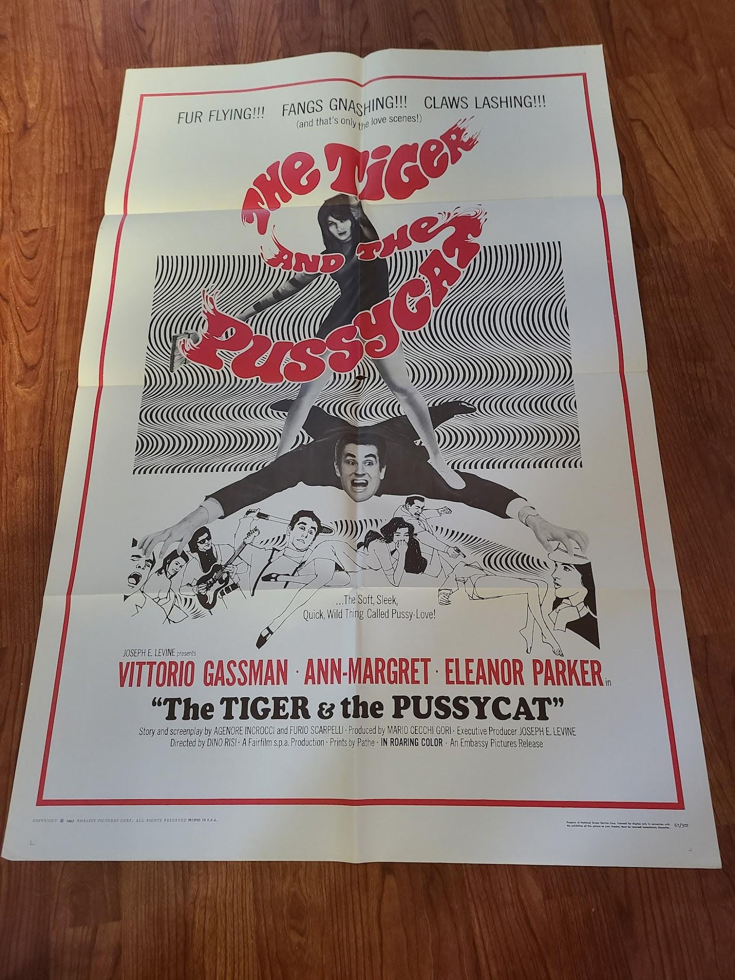 The Tiger and the Pussycat 1967 1 Sheets/US