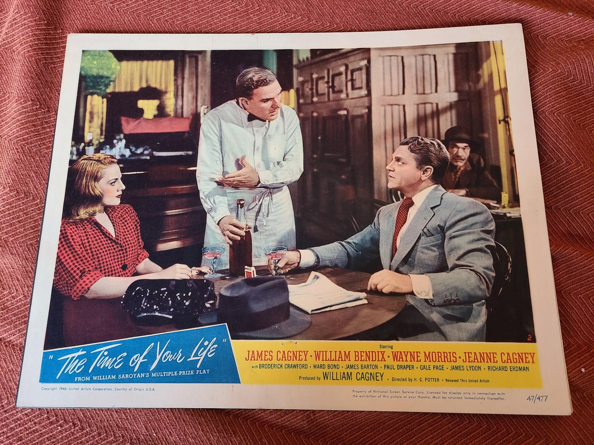 The Time of Your Life 1948 General Lobby Cards