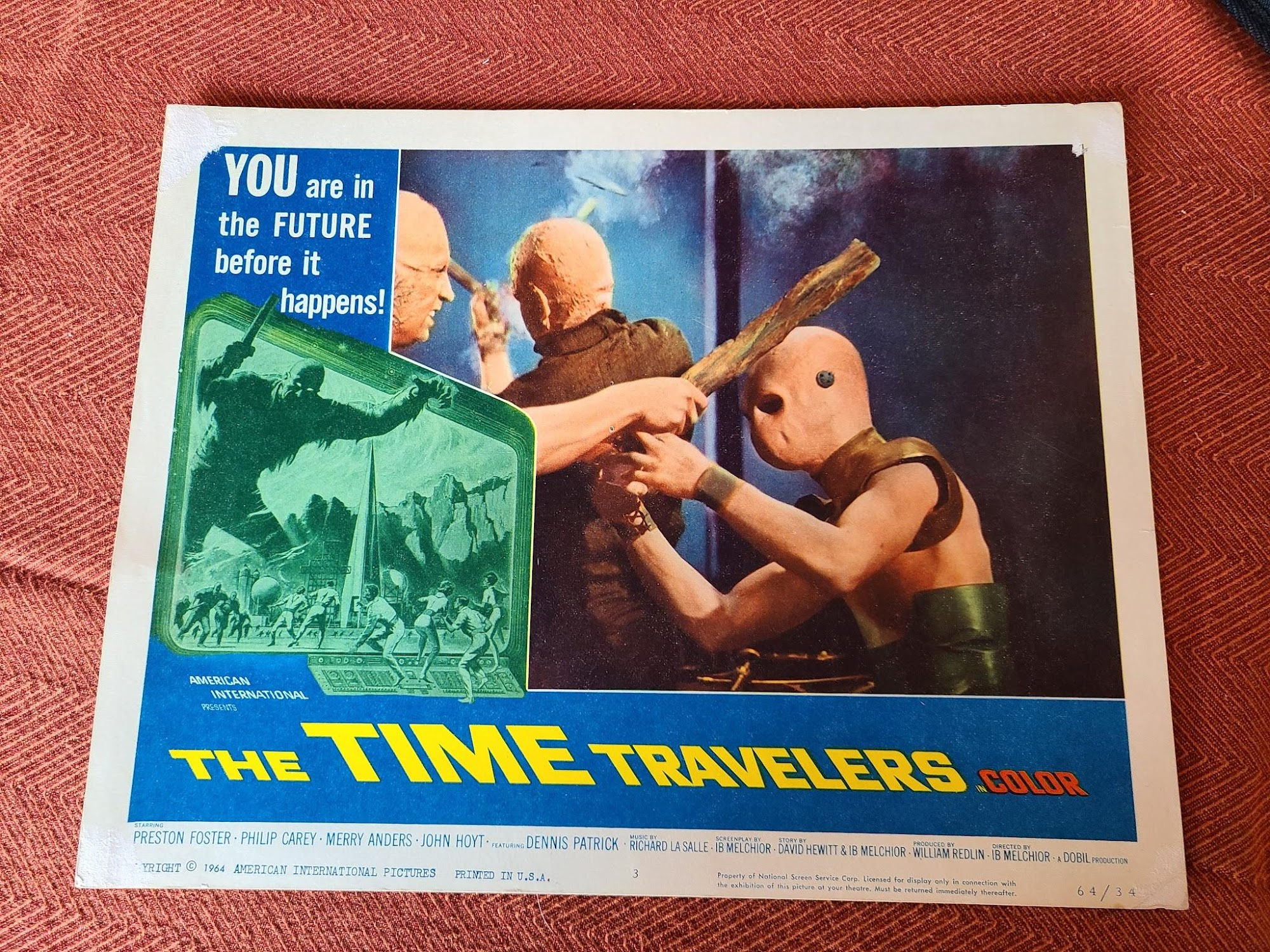 The Time Travelers 1964 Scifi/Horror