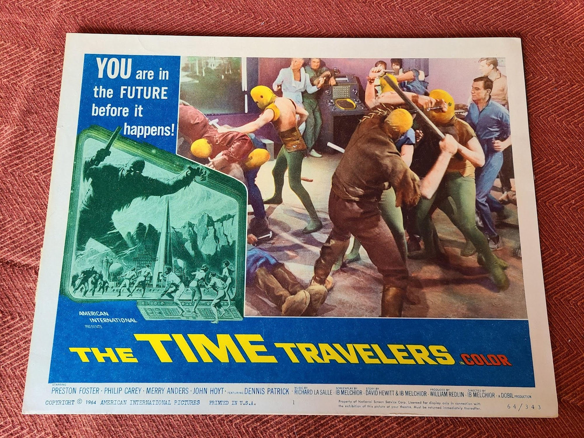 The Time Travelers 1964 Scifi/Horror