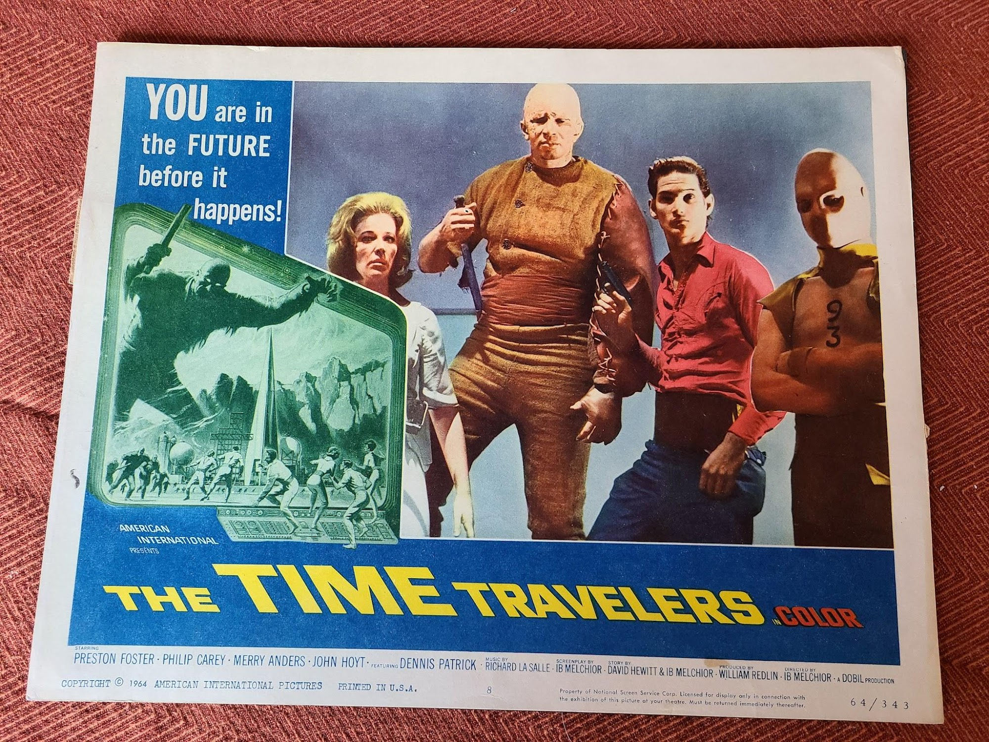 The Time Travelers 1964 Scifi/Horror