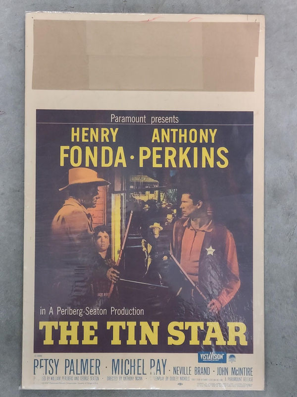 The Tin Star 1957 Window Cards