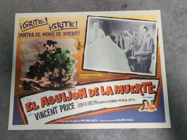 The Tingler 1959 Mexican Lobby Cards