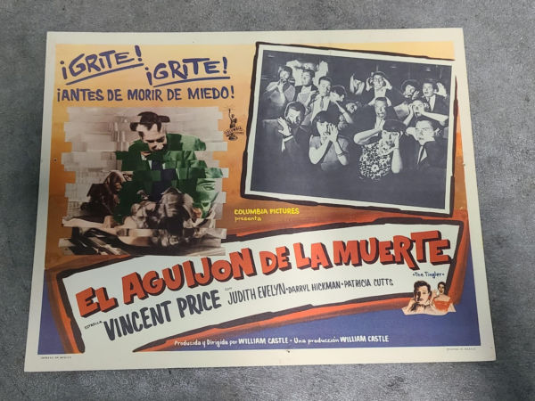 The Tingler 1959 Mexican Lobby Cards