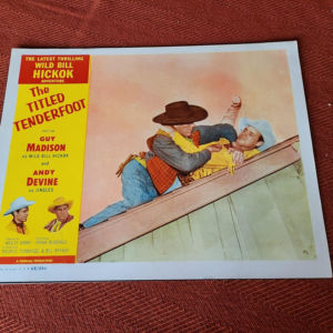 The Titled Tenderfoot 1955 Western Lobby Cards
