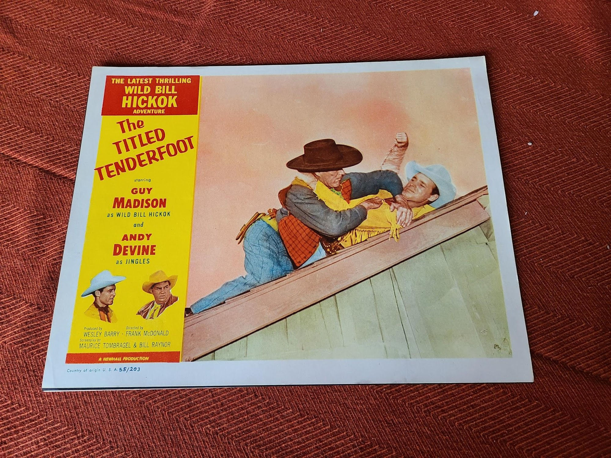 The Titled Tenderfoot 1955 Western Lobby Cards